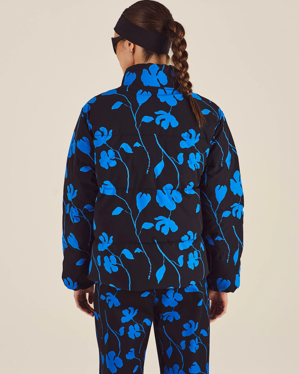 Alps Puffer Jacket - Black Azalea