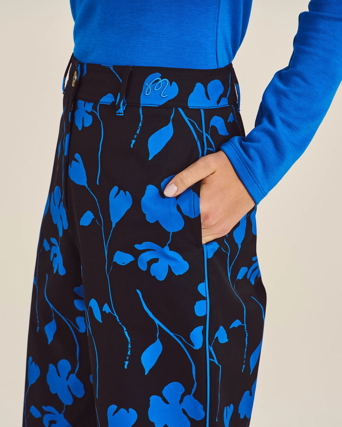 Lara Summit Pant - Black Azalea