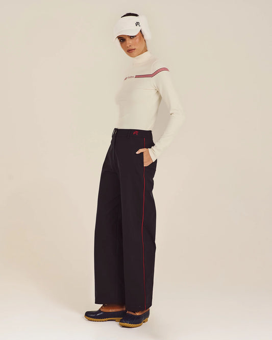 Lara Summit Pant - Black / Scarlet