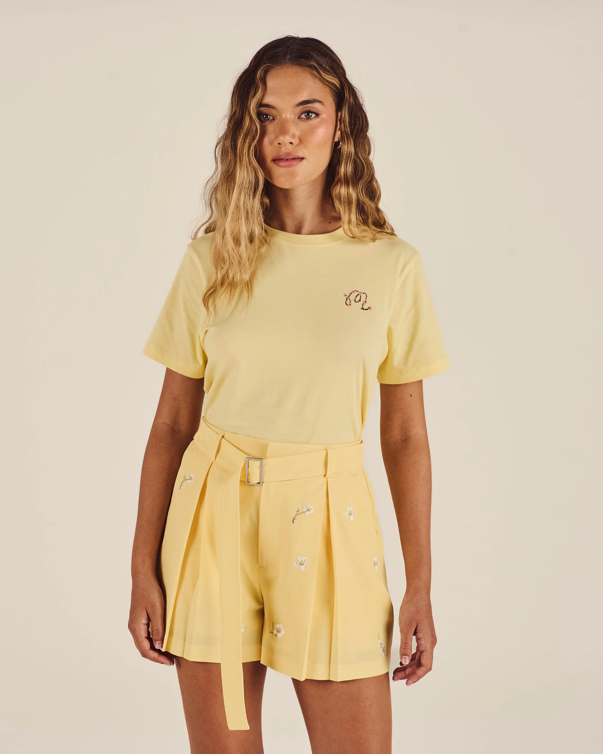 Cosette Blossom Tee - Lemon Meringue