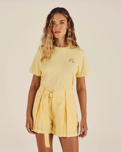 Cosette Blossom Tee - Lemon Meringue
