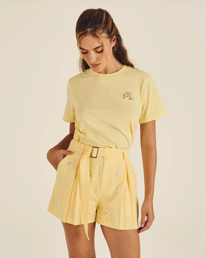 Amara Blossom Short - Lemon Meringue