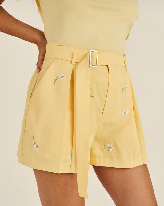 Amara Blossom Short - Lemon Meringue