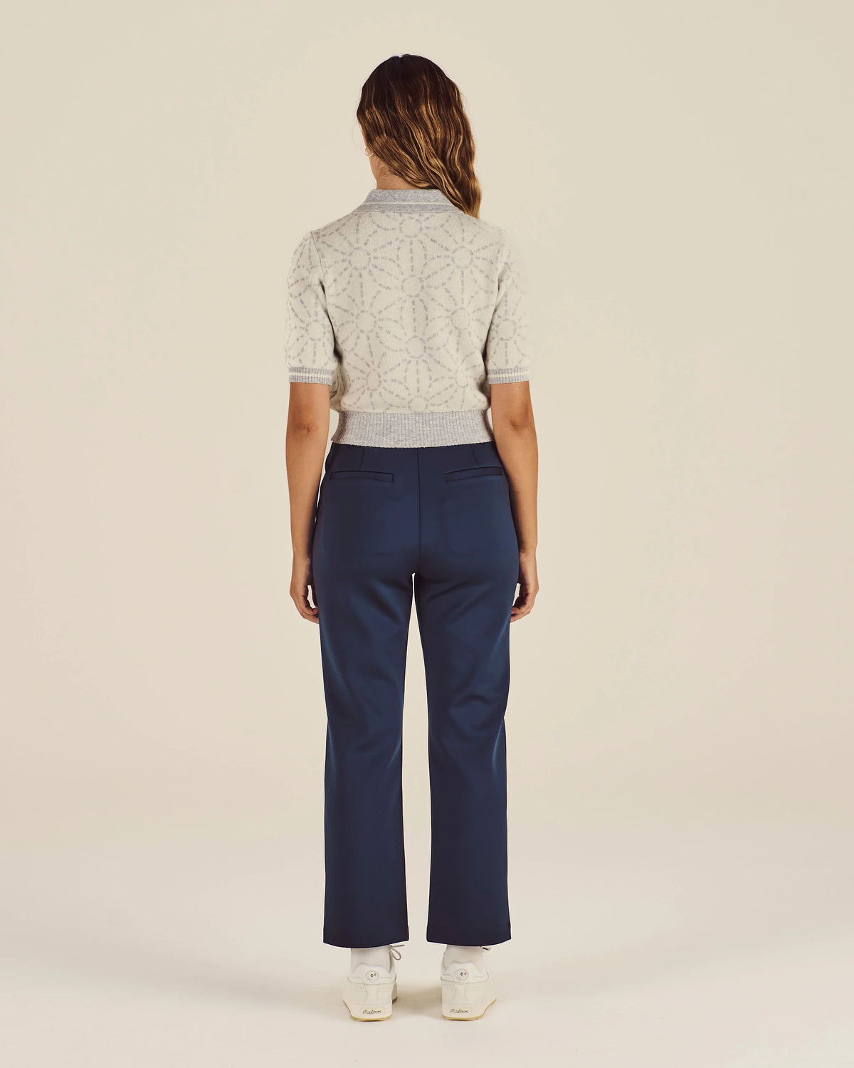 Mikayla Sashiko Polo - Ivory