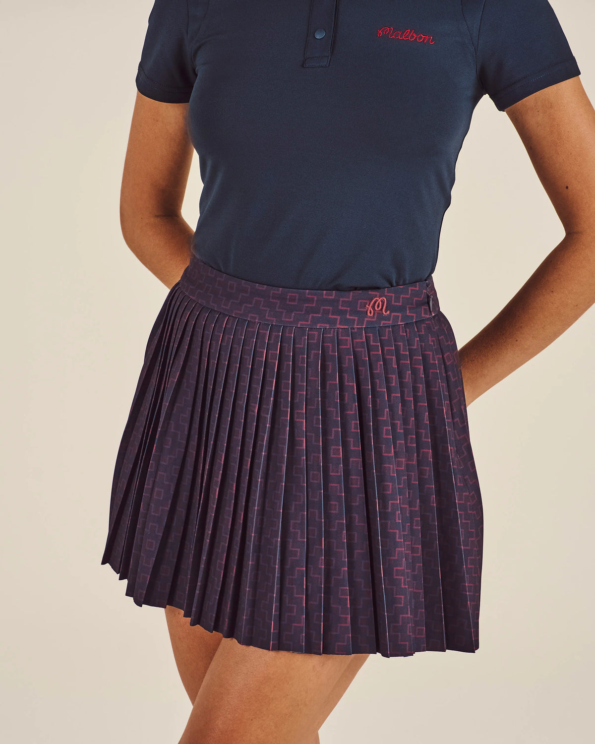Kate Sashiko Skirt - Blueberry