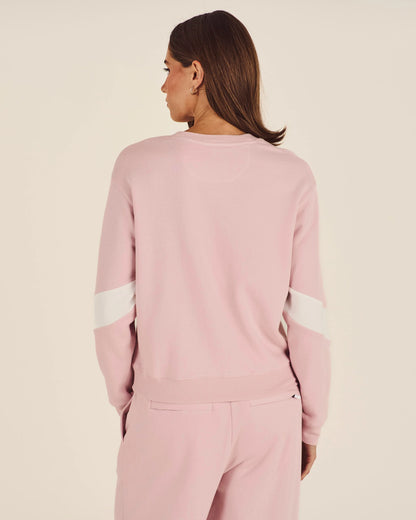Adeline Apres Crewneck - Chalk Pink