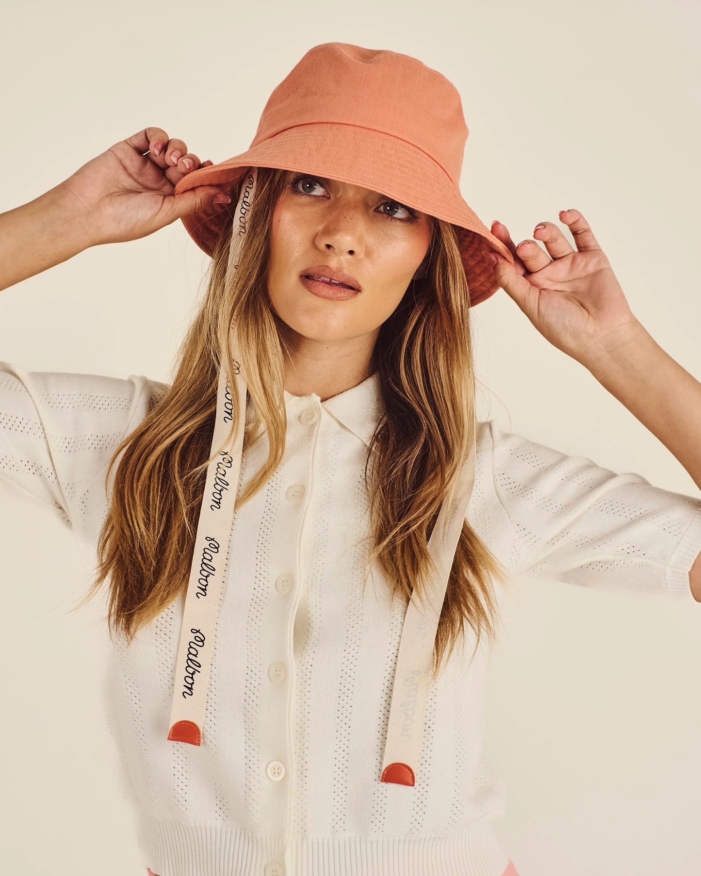 Dena Bucket Hat - Coral Haze