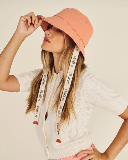 Dena Bucket Hat - Coral Haze