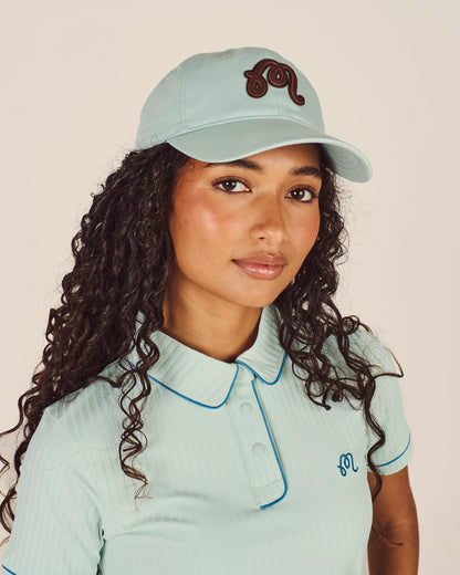 Angelique Applique Dad Hat - Surf Spray
