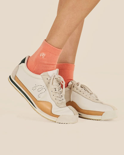 Capri Ankle Sock - Coral Haze
