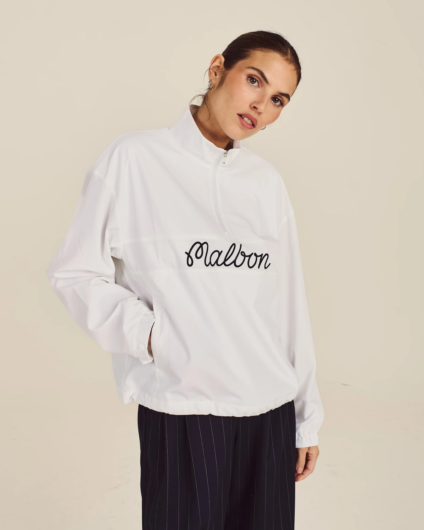 Crosscourt Windbreaker - White