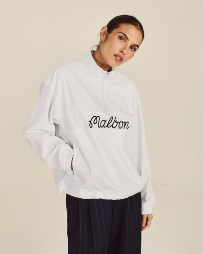 Crosscourt Windbreaker - White