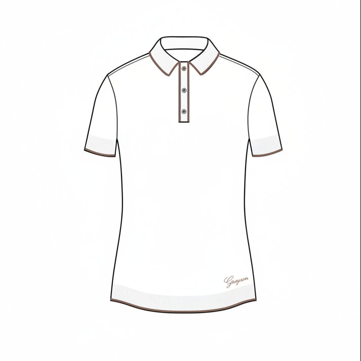 Leith Merino Sweater Polo - Arctic