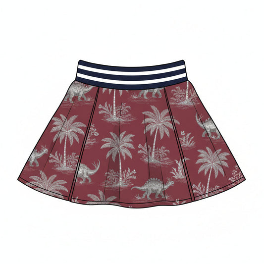 Savannah Nights Phoenix Flare Skirt - Cherry