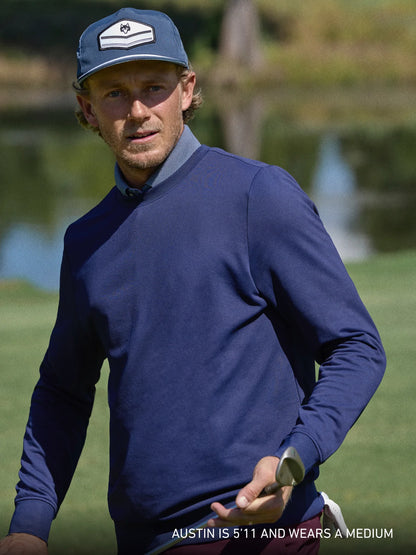Siasconset Crewneck - Maltese Blue
