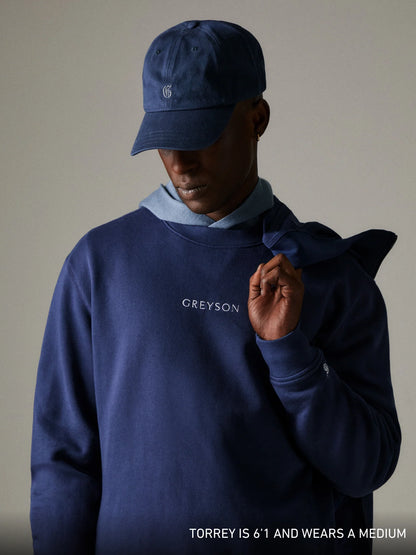 Signature Aspen Crewneck - Maltese Blue