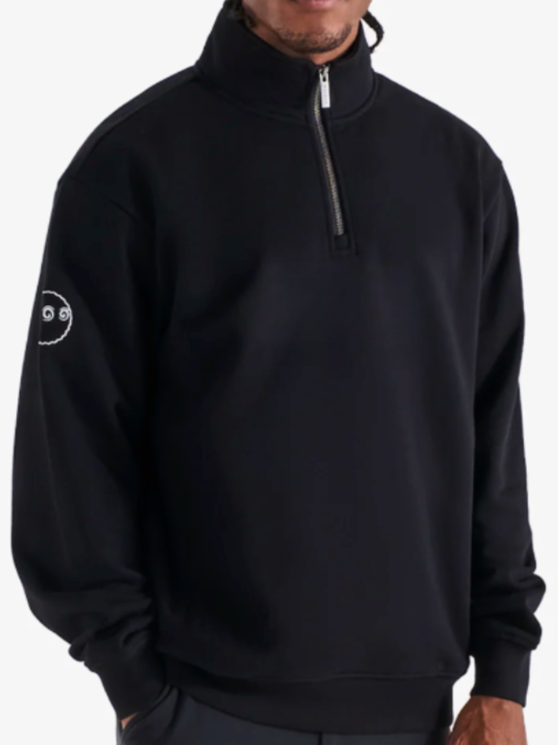 Collegiate Sweatshirt Unbadged - Black