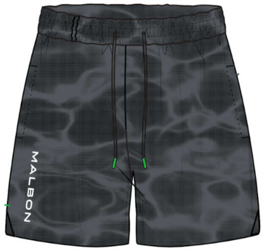 Performance Poly Tech Short - Vapor Print