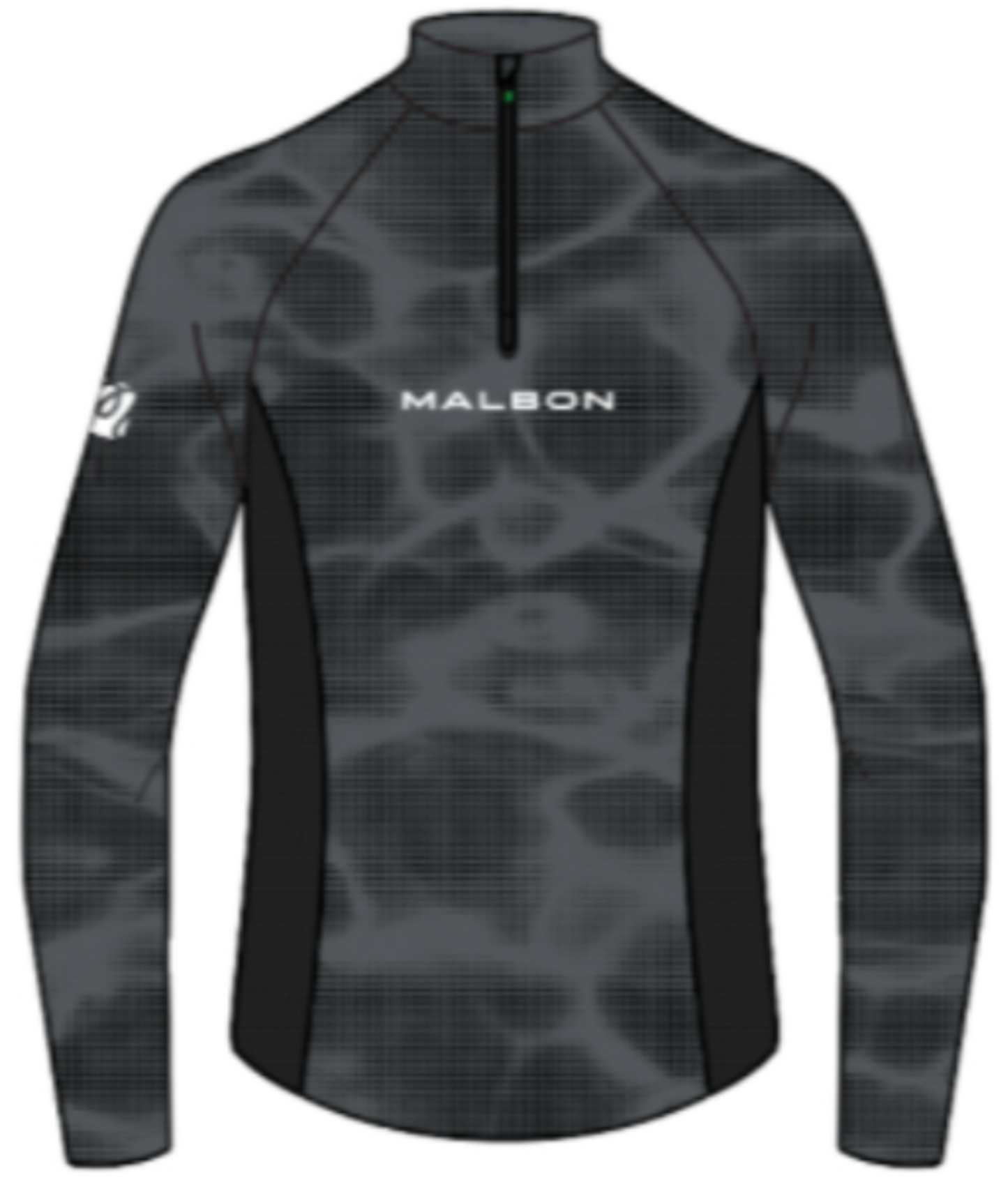 Performance Raglan Quarter Zip - Vapor Print