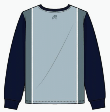 Gridline Tee - Light Blue
