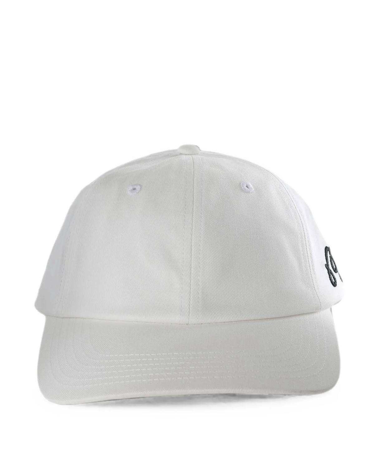 Washed Cotton Twill Dad Hat - White