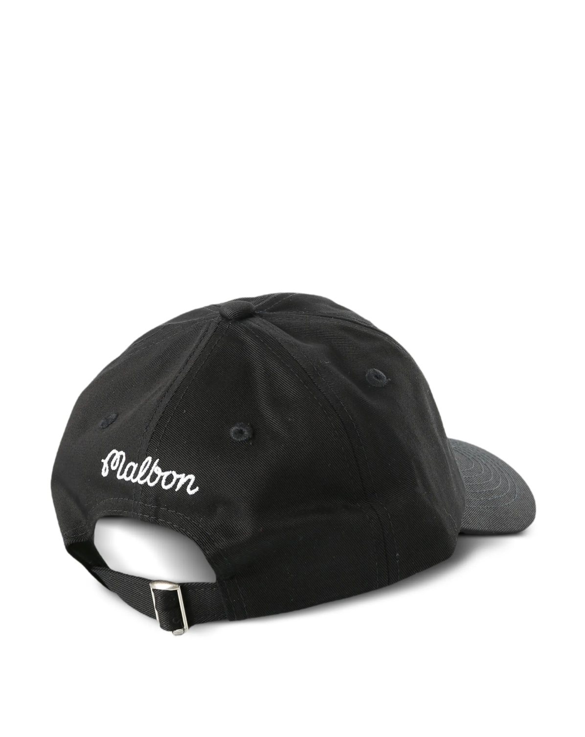 Washed Cotton Twill Dad Hat - Black
