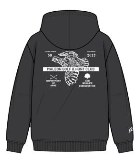 Fesque Department Of Game Hoodie - Sunfaded Black