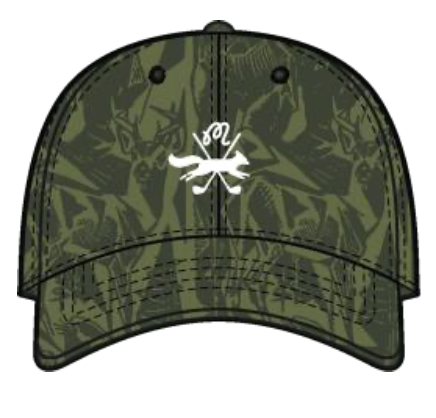 Scouting Dad Hat - Wildlife Print Olive