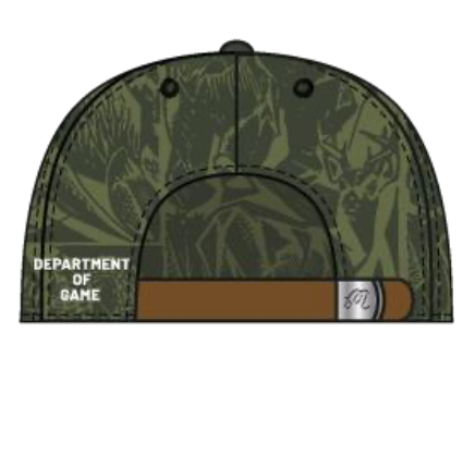 Scouting Dad Hat - Wildlife Print Olive