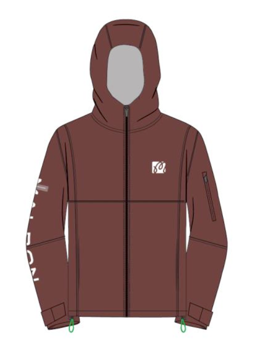 Performance Full Zip Shell Jacket - Umber