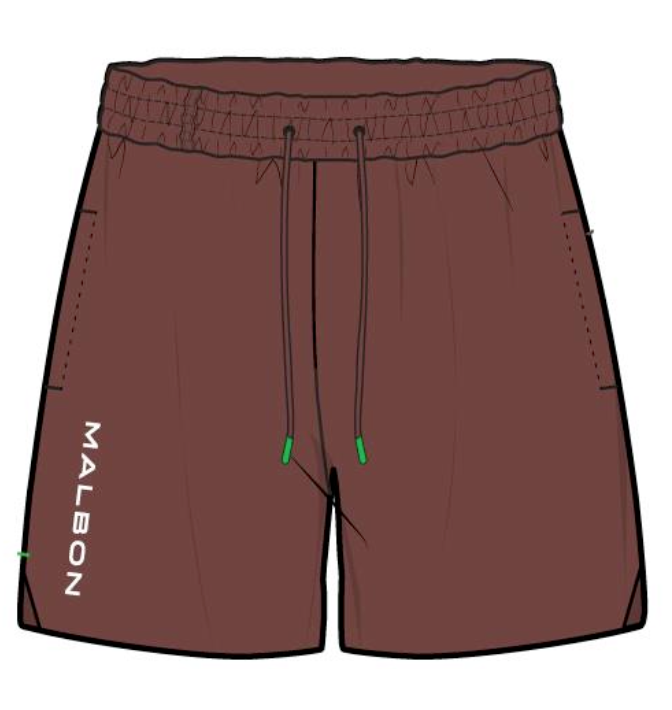 Performance Poly Tech Short - Umber
