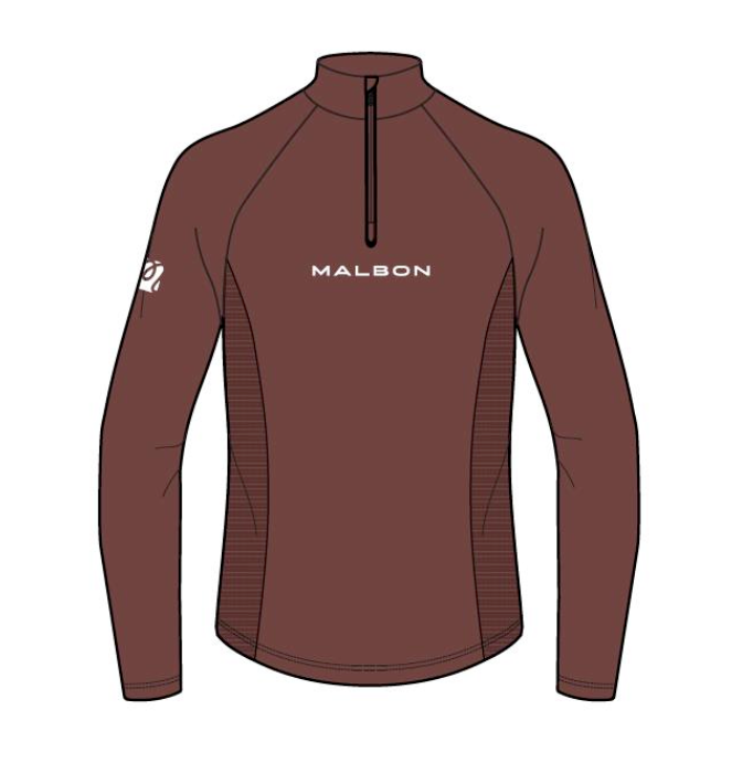 Performance Raglan Quarter Zip - Umber