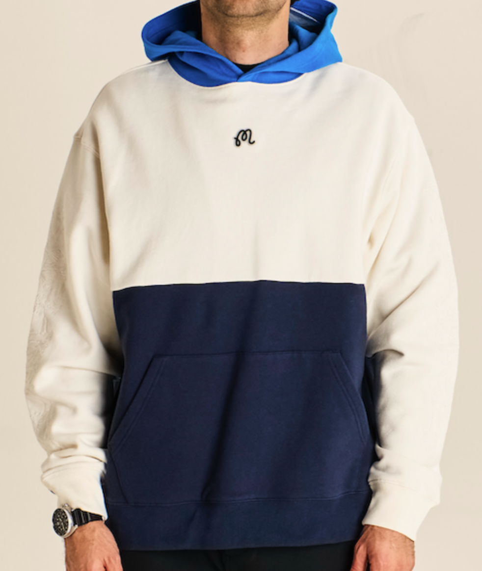 Divide Hoodie - Navy / Imperial Blue