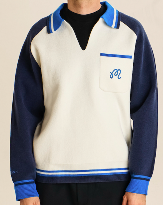 Insignia Sweater - Navy / Off White