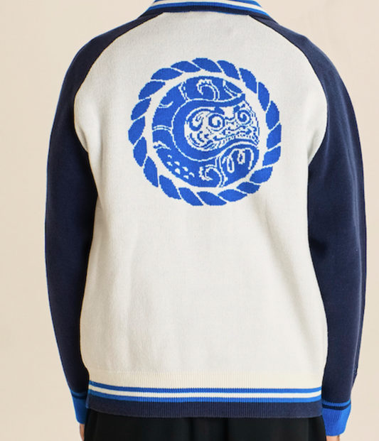Insignia Sweater - Navy / Off White