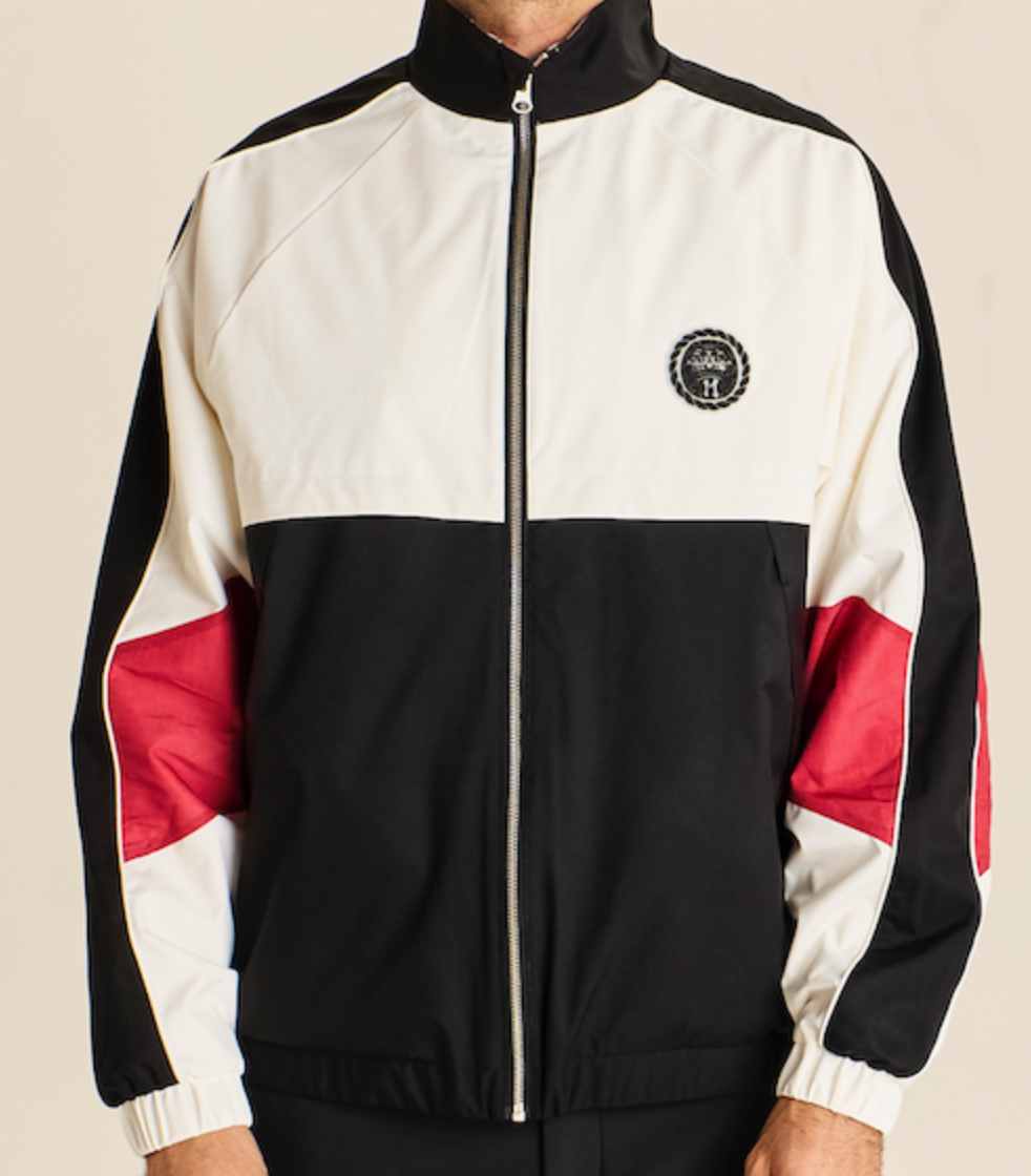 Axis Jacket - Crimson Red / Off White