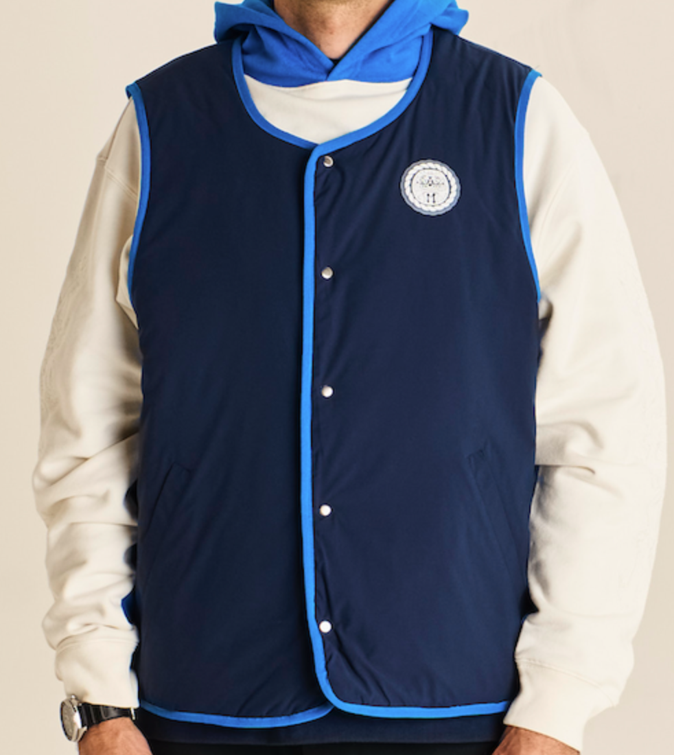 Swell Reversible Vest - Navy / Imperial Blue