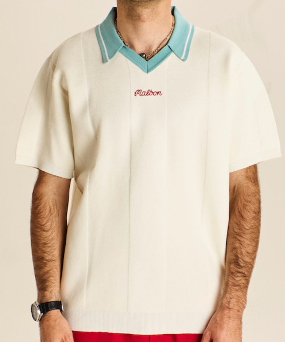 Mountain Knit Polo - Ivory