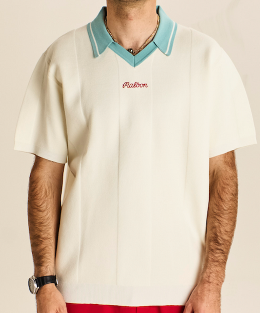 Mountain Knit Polo - Ivory