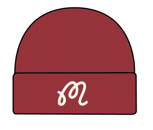 Mountain Beanie - Scarlet