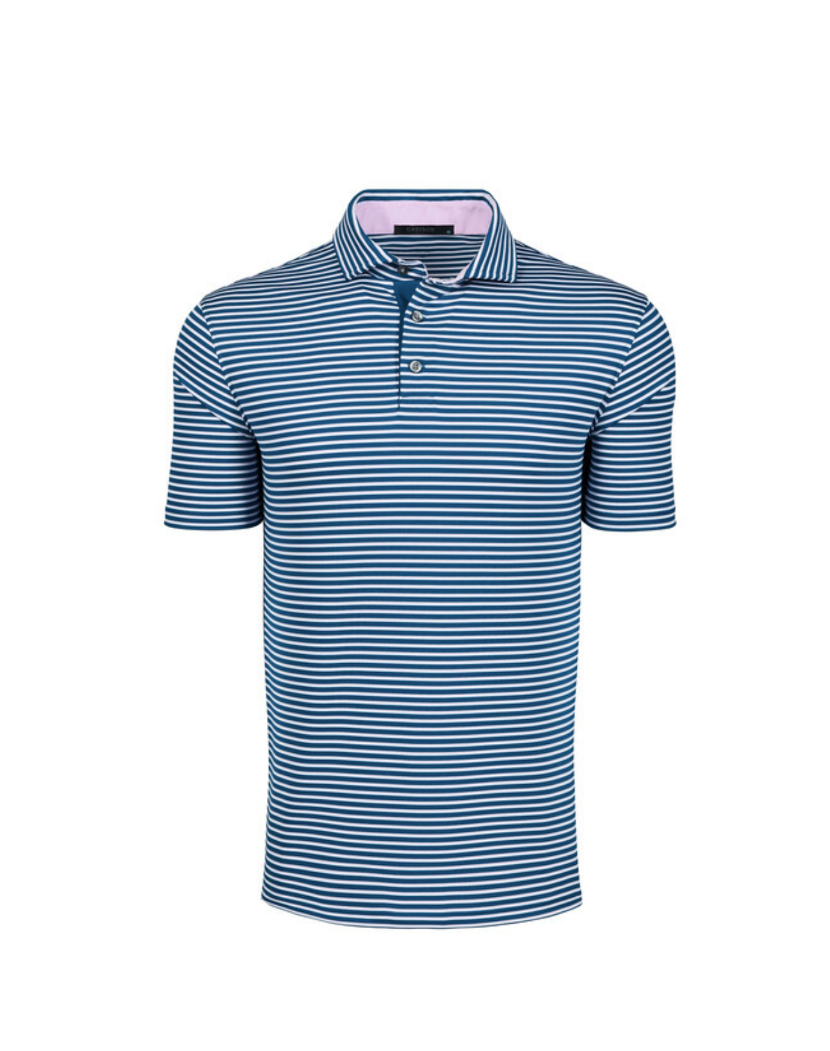 Shoal Striped Polo - Steel / Highland / Arctic