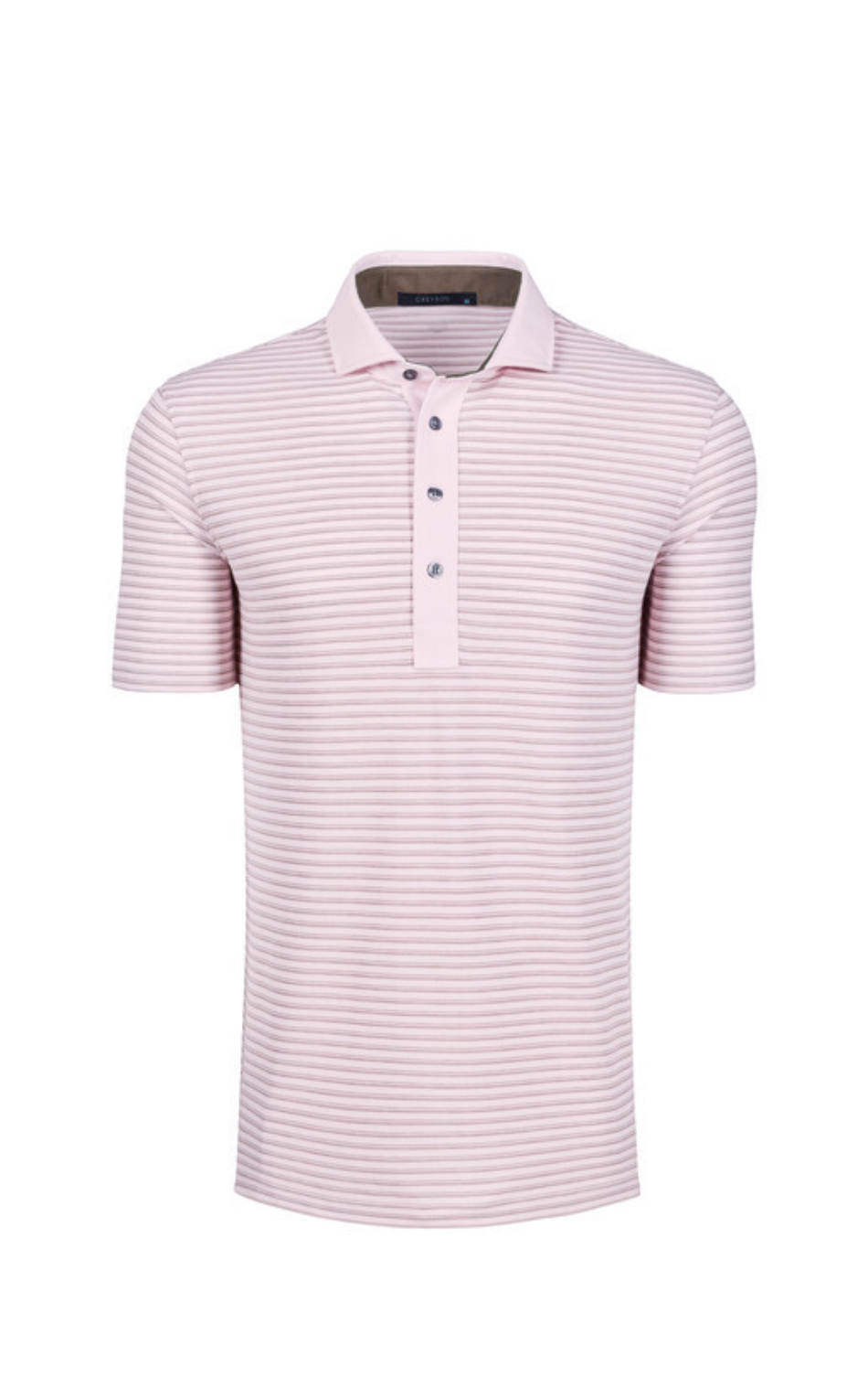 Wolf Yarn Dye Striped Polo - Rosemary / Rye