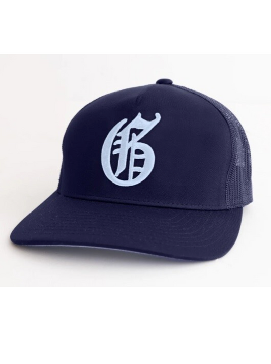 Gothic G Trucker Hat - Maltese