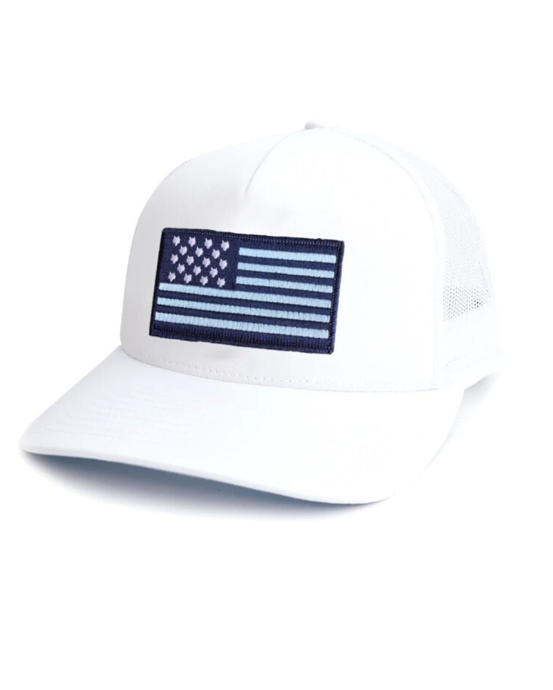 Wolf Flag Trucker Hat - Arctic