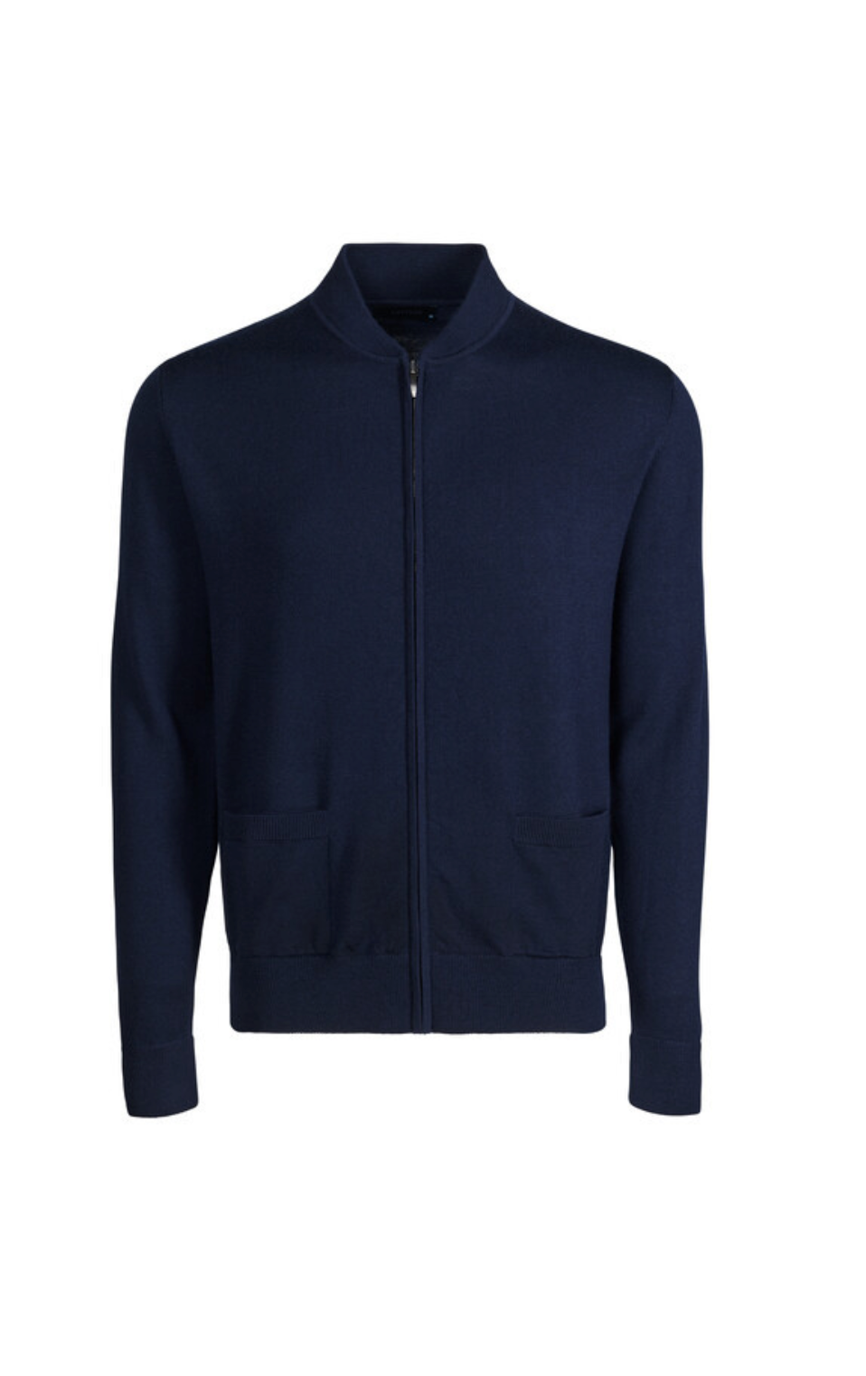 Saratoga Full Zip Sweater - Maltese Blue
