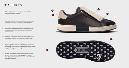 Women's Shadow Golf Hybrid Shoe - Oat / Poppy