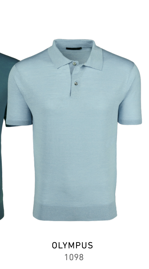 Napeague Johnny Collar Sweater Polo - Olympus