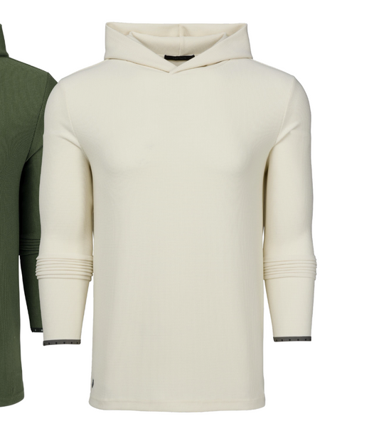 Traverse Waffle Hoodie - Frost