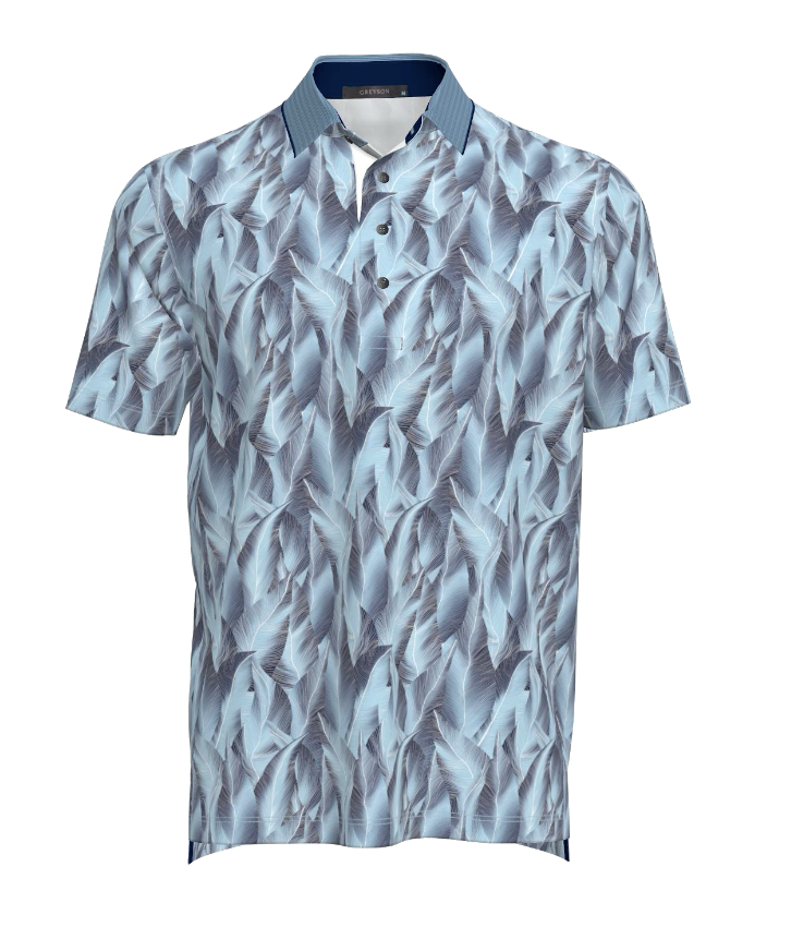 Jungle Depths Polo - Wolf Blue