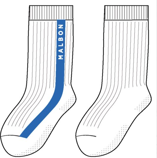Madison Sock - Bright White